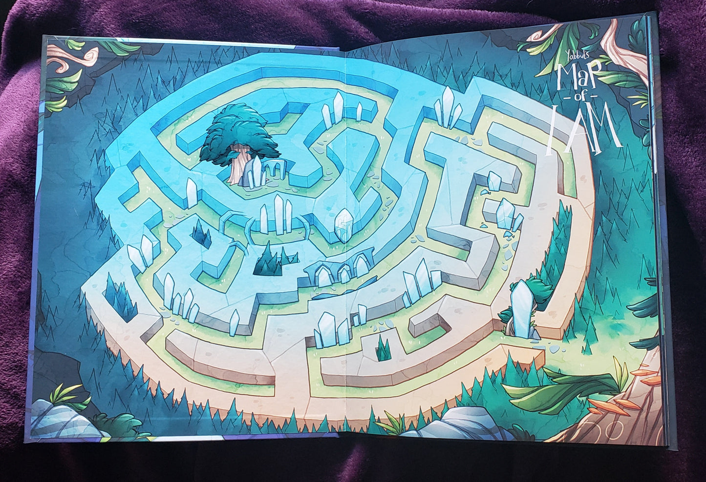 Inside cover, maze of mirrors